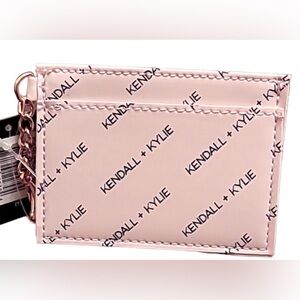 NWT Kendall + Kylie Card Holder Pink & Black ID - Wallet - Credit Cards